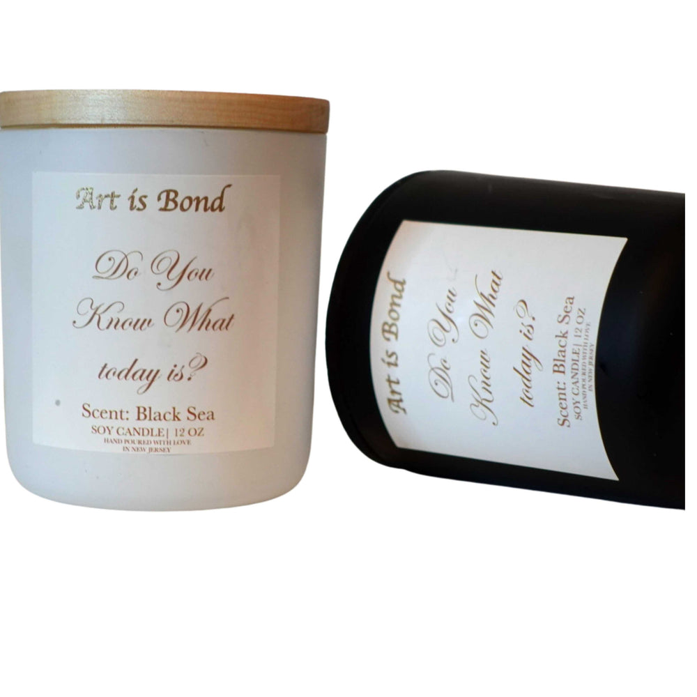 Do you Know What Today is?" Anniversary Candle Box | 12 OZ Soy Candle with Paired Custom Playlist