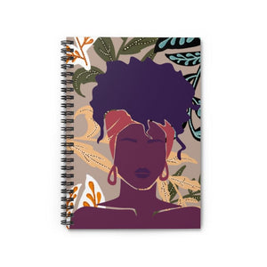 Abstract Woman Notebook - Ruled Line