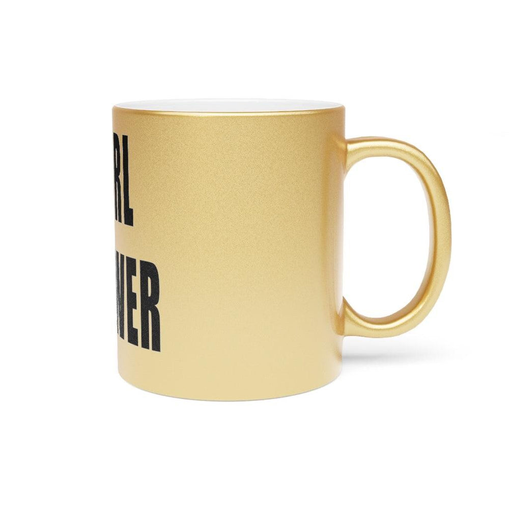 CURL POWER Metallic Mug (Silver / Gold)