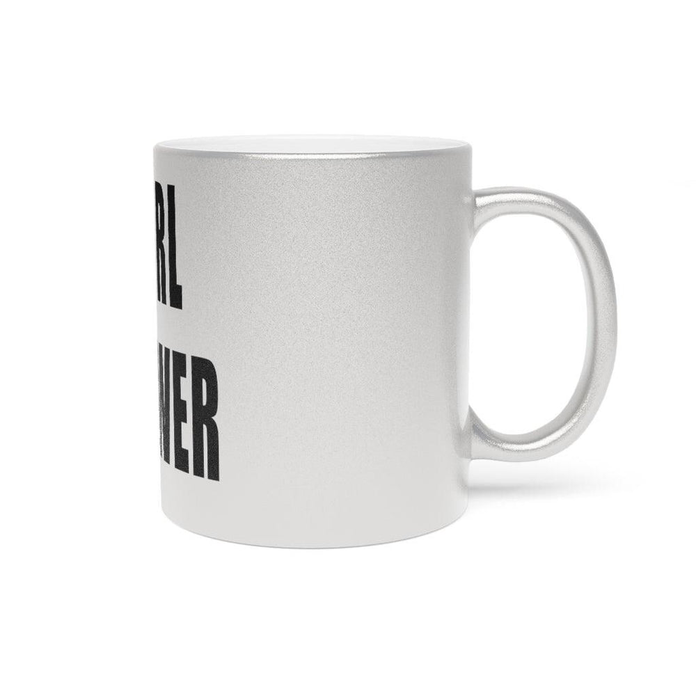 CURL POWER Metallic Mug (Silver / Gold)