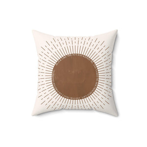 Black like the sun has kissed me, and... Spun Polyester Square Pillow