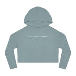 Respect Black Women - Women’s Cropped Hooded Sweatshirt