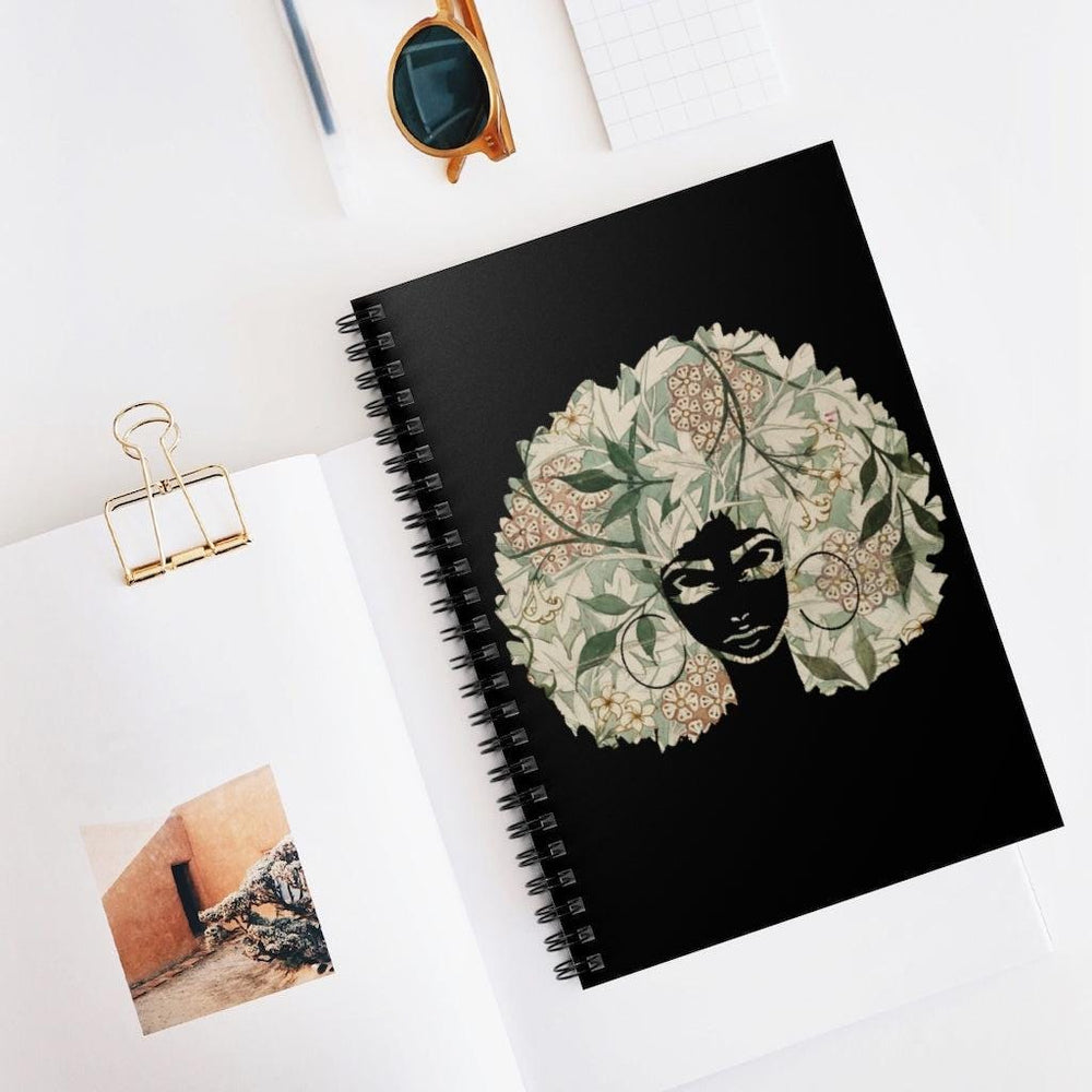 Afro Notebook - Ruled Line