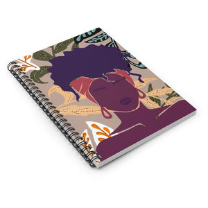 Abstract Woman Notebook - Ruled Line