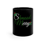 A Merry Mood 11oz Black Mug
