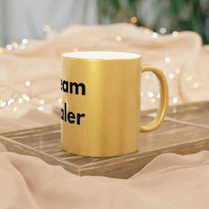 Dream Dealer Metallic Mug (Silver\Gold)