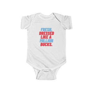Fresh. Dressed Like a Million Bucks Jersey Bodysuit