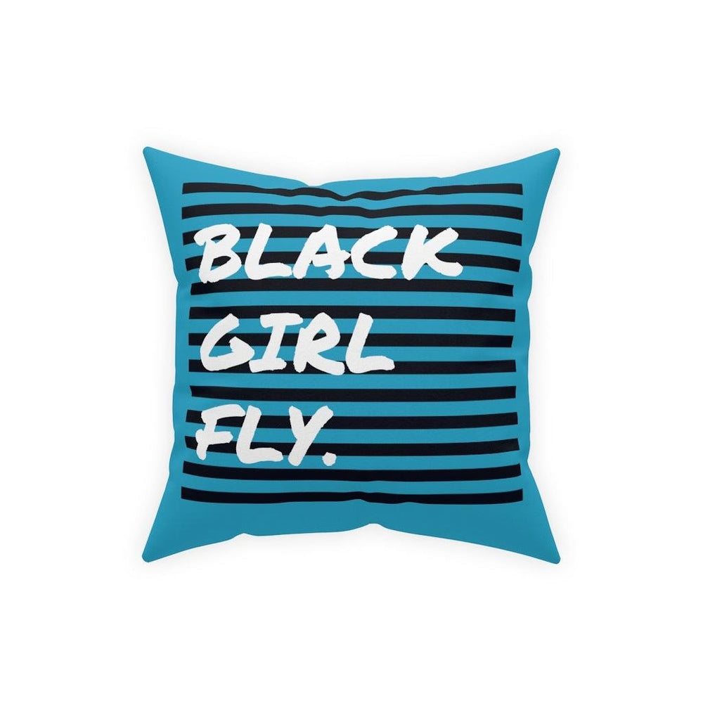 Black Girl Fly Broadcloth Pillow
