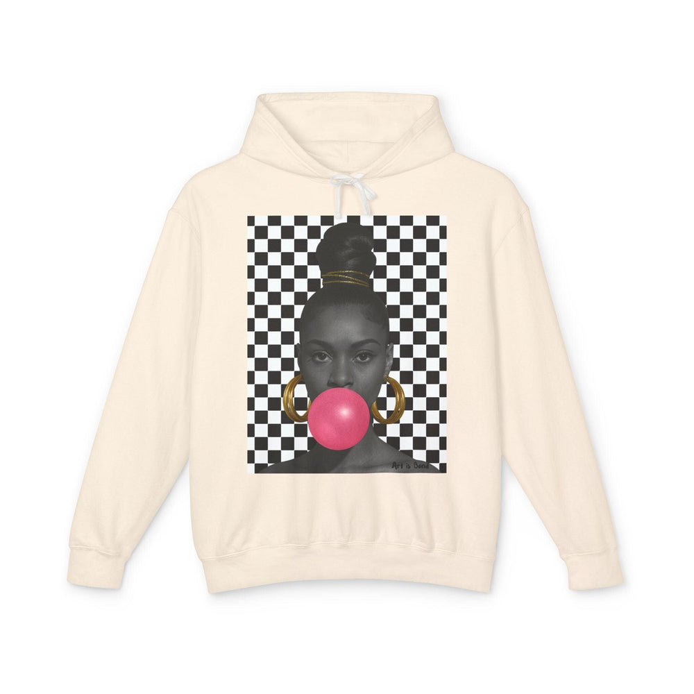 Bubble Gum Bubble Gum Make a Wish - Unisex Lightweight Hooded Sweatshirt