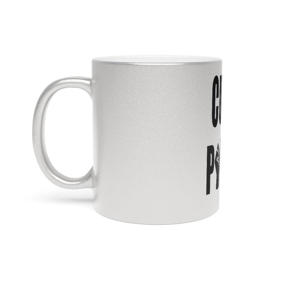 CURL POWER Metallic Mug (Silver / Gold)