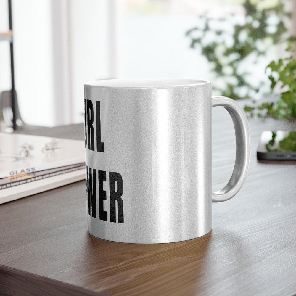 CURL POWER Metallic Mug (Silver / Gold)