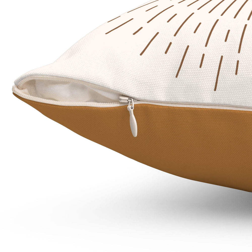 Black like the sun has kissed me, and... Spun Polyester Square Pillow