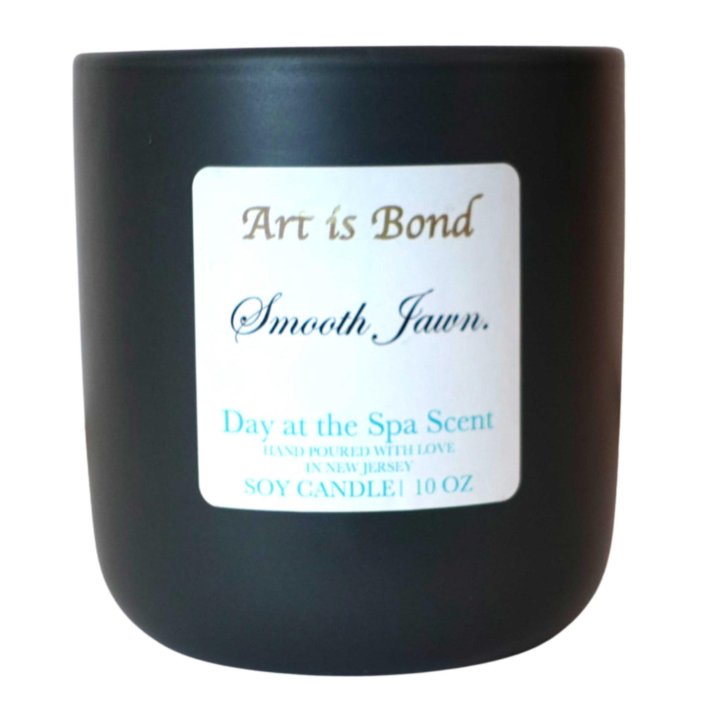 Smooth Jawn 10 oz Soy Candle with Custom Smooth Jazz Playlist!