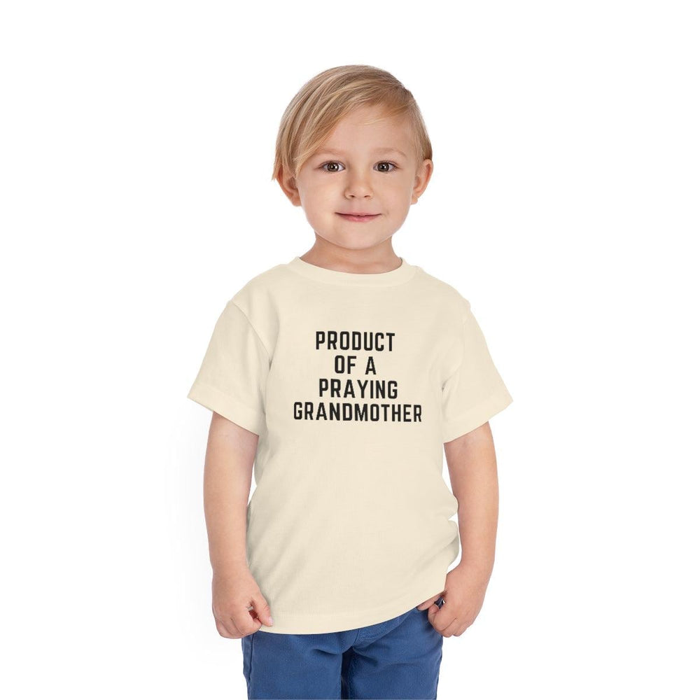 Product of a Praying Grandmother Toddler Tee.