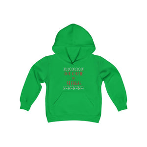 We Came to Sleigh Family - Youth Heavy Blend Hooded Sweatshirt