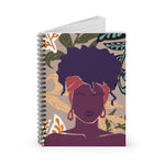 Abstract Woman Notebook - Ruled Line