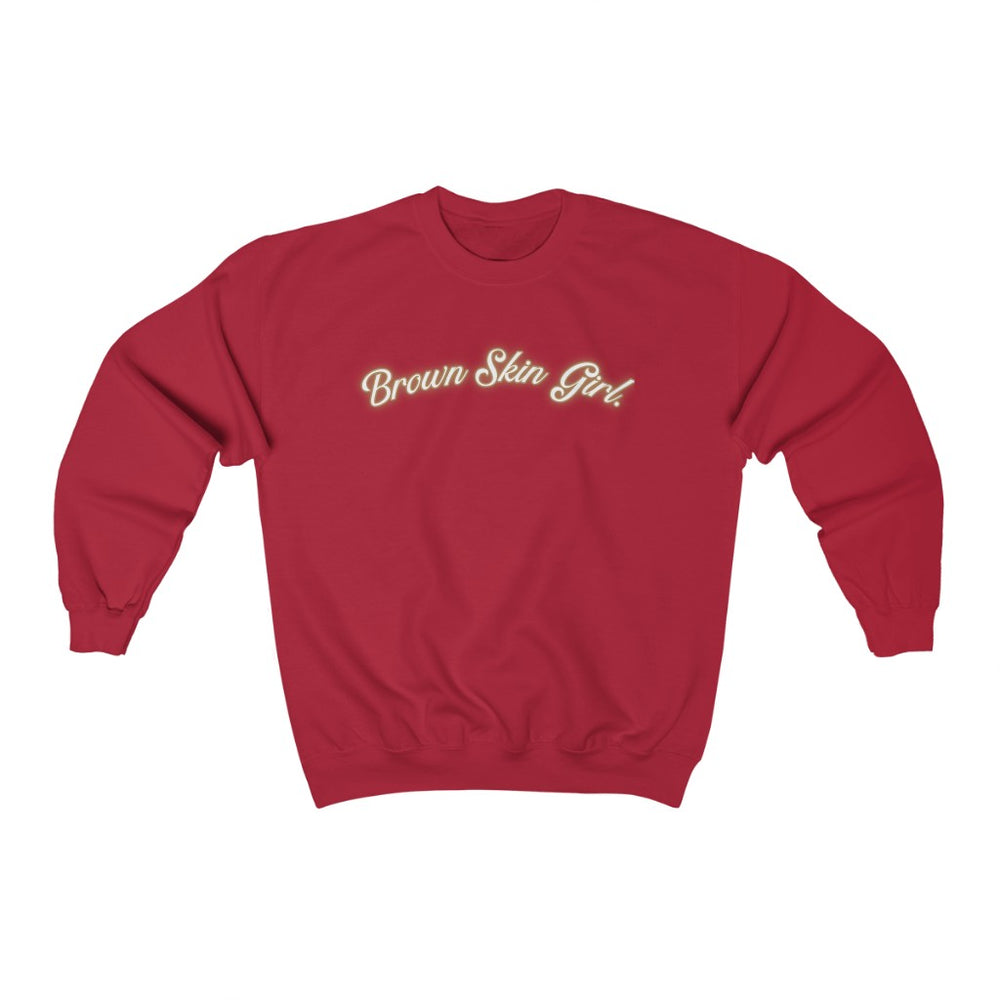 Brown Skin Girl Crewneck Sweatshirt