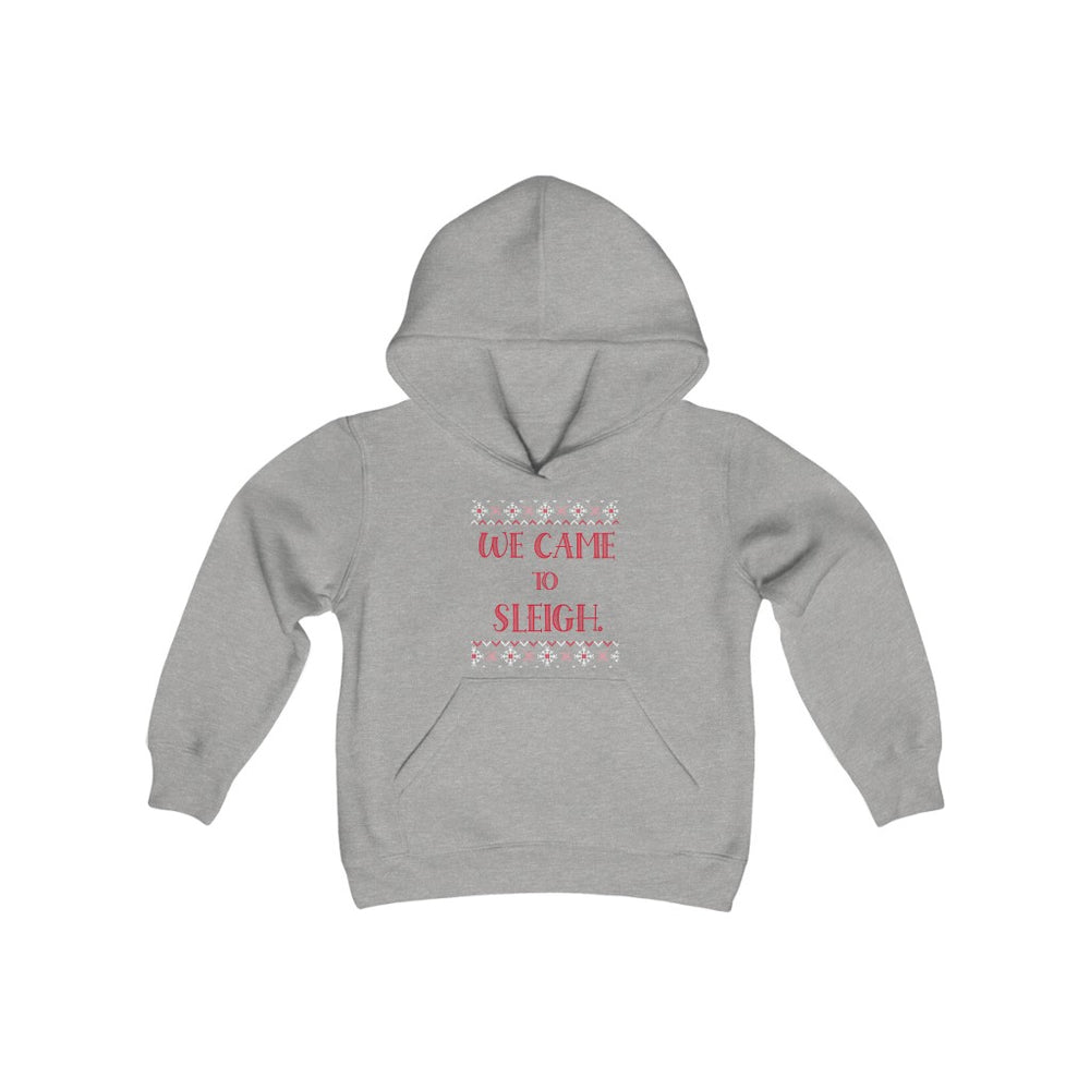 We Came to Sleigh Family - Youth Heavy Blend Hooded Sweatshirt