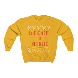 WE CAME TO SLEIGH Adult for the FAMILY Matching  Unisex Heavy Blend™ Crewneck Sweatshirt