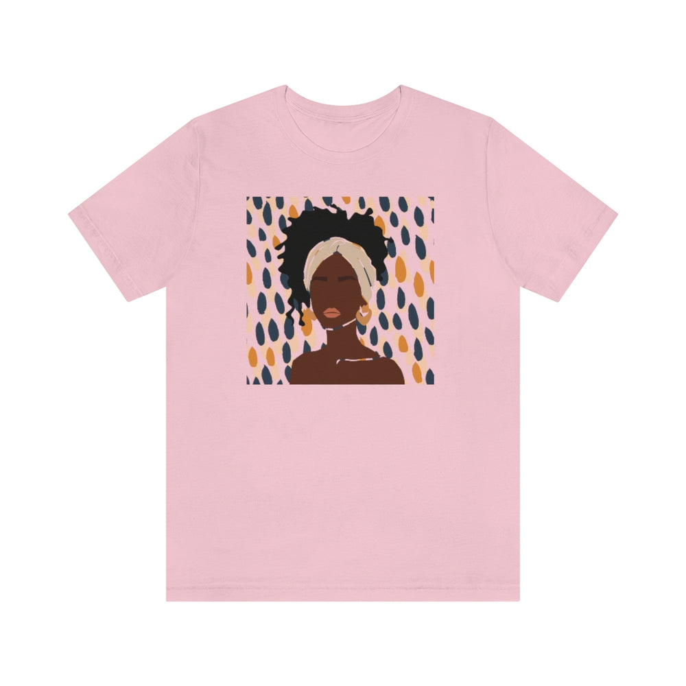 Abstract Black Woman Unisex Short Sleeve Tee