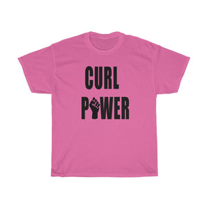 CURL POWER Unisex Heavy Cotton Tee