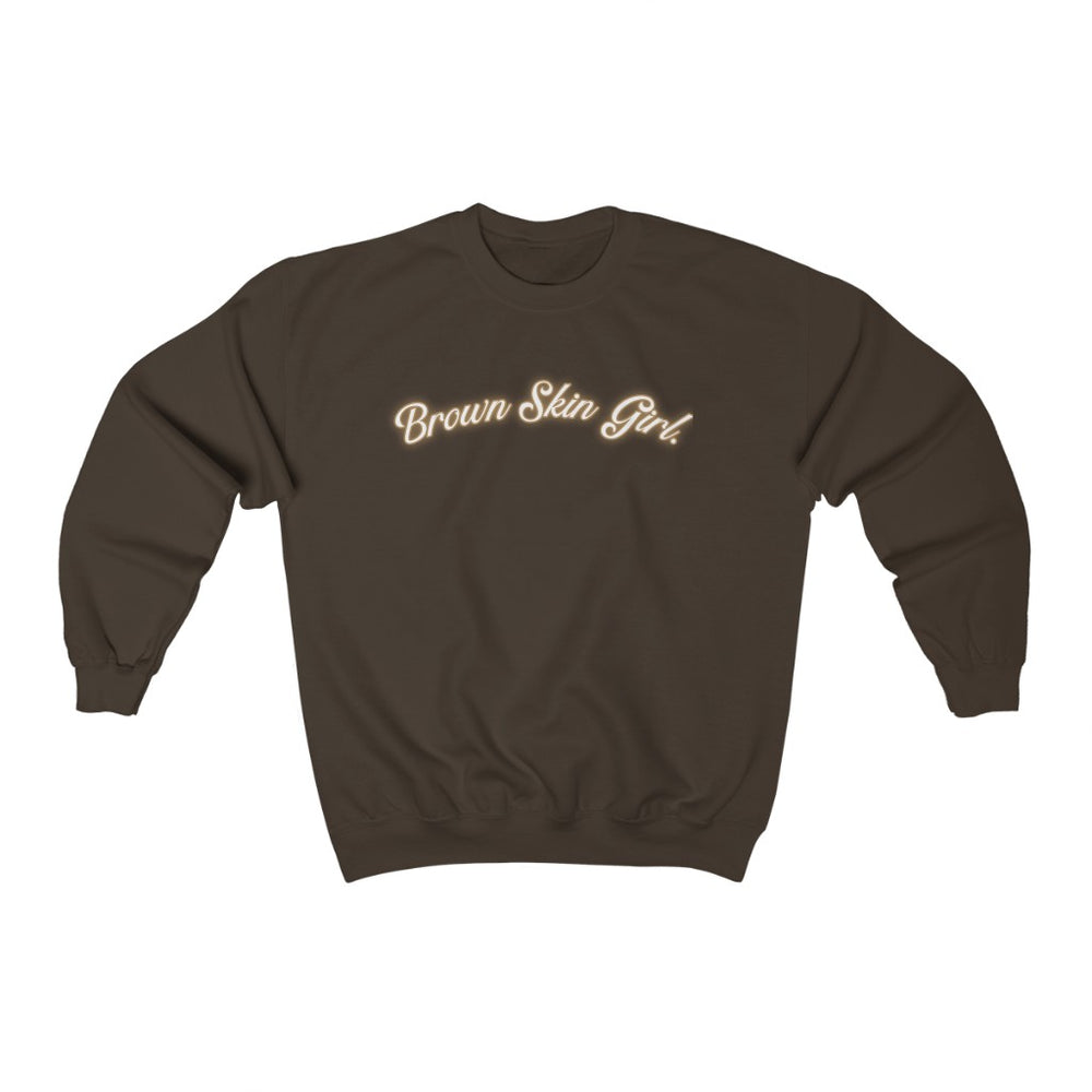 Brown Skin Girl Crewneck Sweatshirt