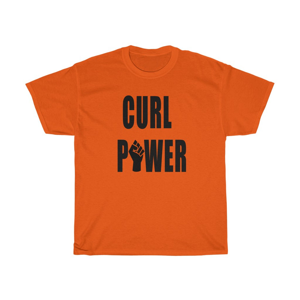 CURL POWER Unisex Heavy Cotton Tee