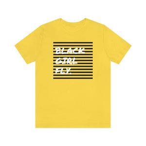 Black Girl Fly Unisex Short Sleeve Tee