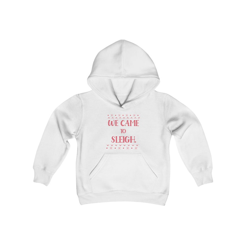 We Came to Sleigh Family - Youth Heavy Blend Hooded Sweatshirt