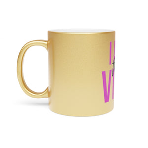 I am the Vibe 11OZ Metallic Mug (Silver / Gold)