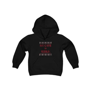 We Came to Sleigh Family - Youth Heavy Blend Hooded Sweatshirt