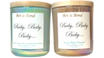 Baby, Baby, Baby | 12 OZ Soy Candle Candle with Paired Custom Playlist to Celebrate Your Bundle of Joy.