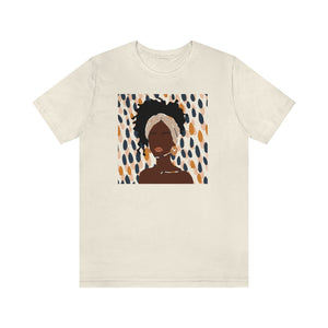 Abstract Black Woman Unisex Short Sleeve Tee