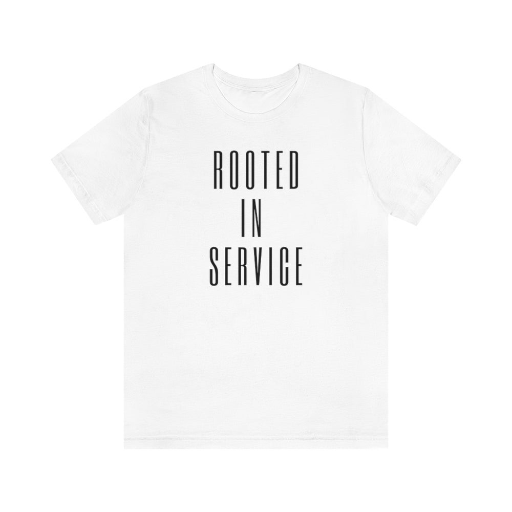 Rooted In Service Unisex Short Sleeve Tee