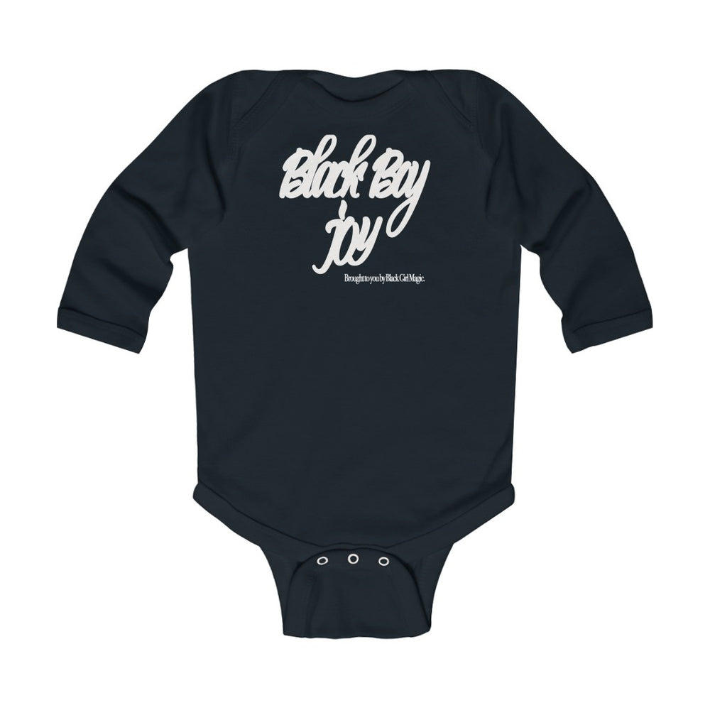 Black Boy Joy Infant Long Sleeve Onesie