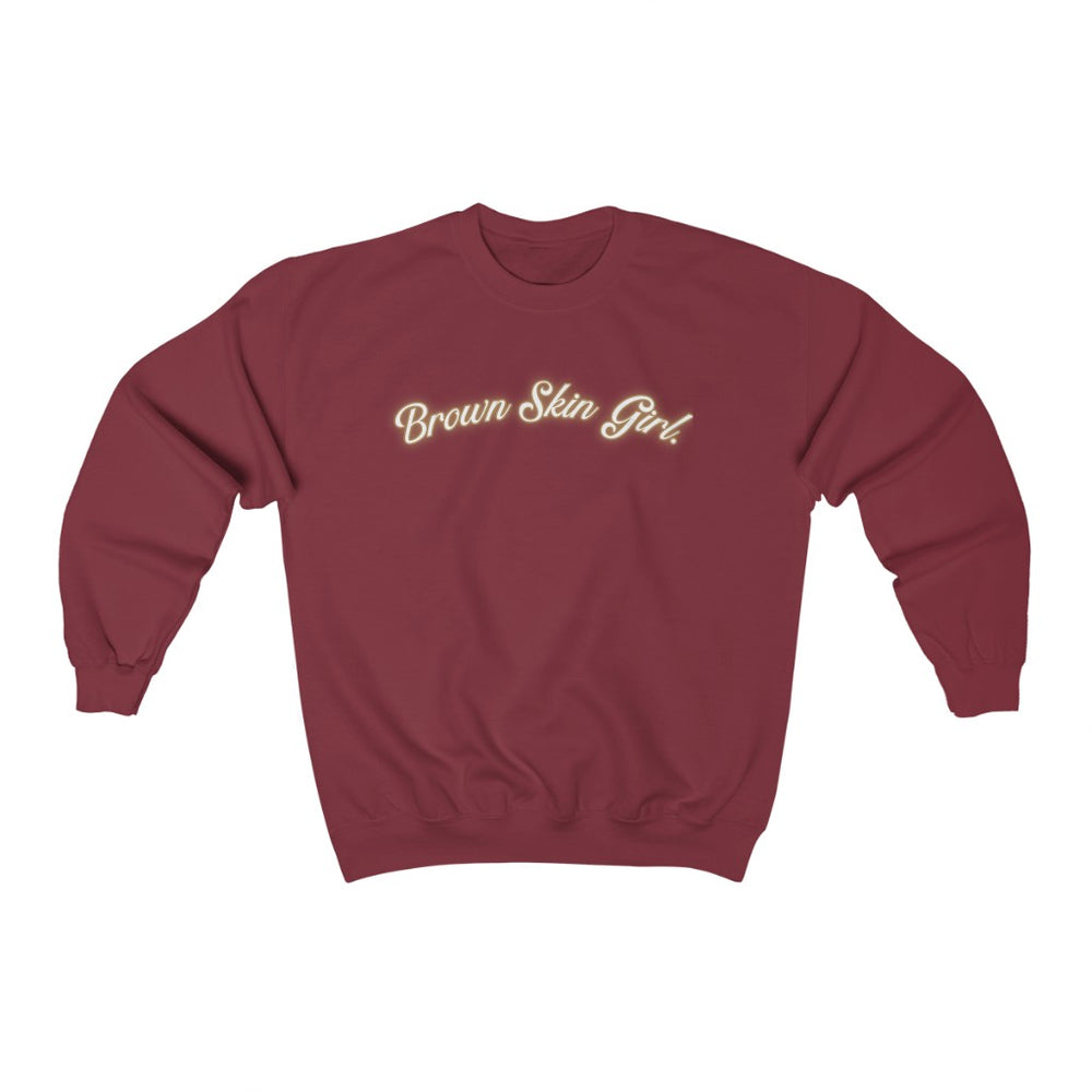 Brown Skin Girl Crewneck Sweatshirt