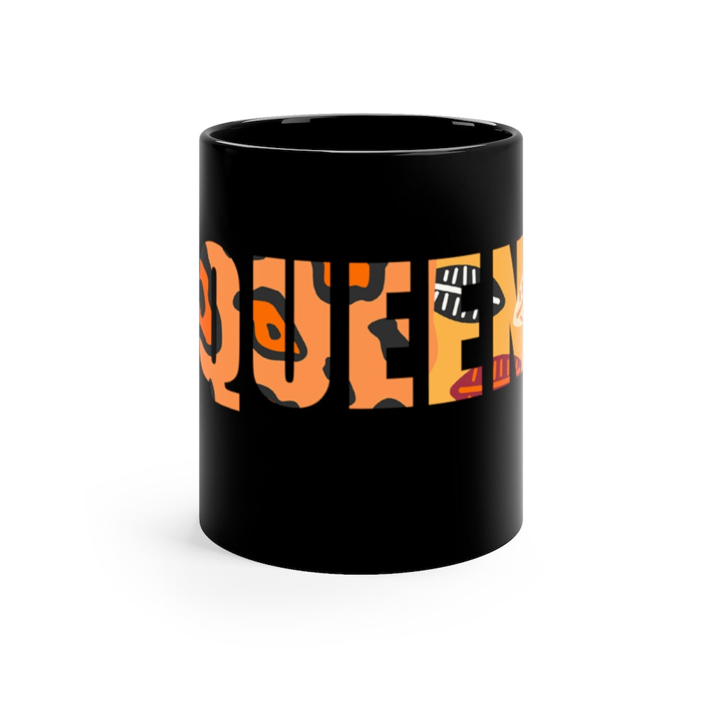 Queen 11oz Black Mug