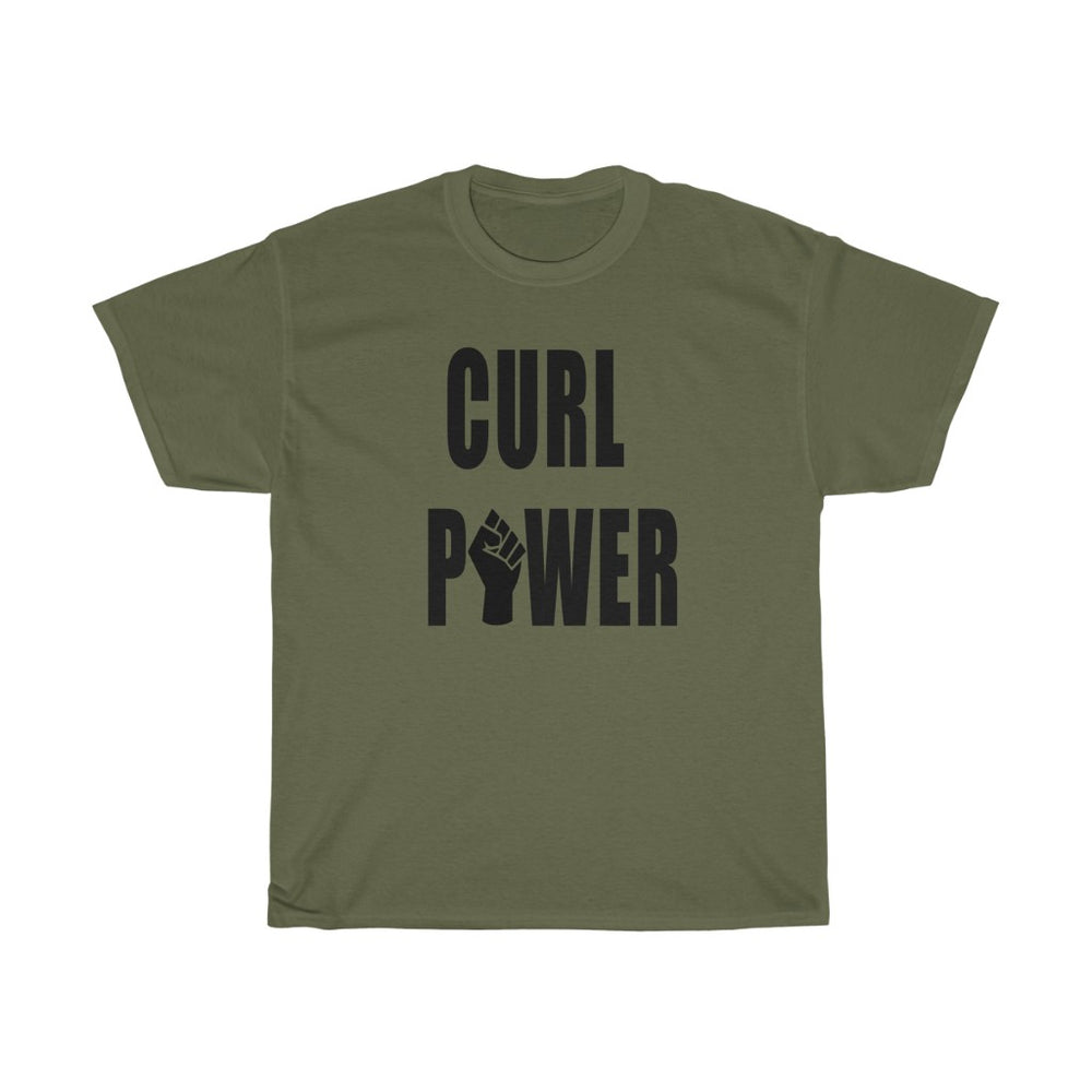 CURL POWER Unisex Heavy Cotton Tee